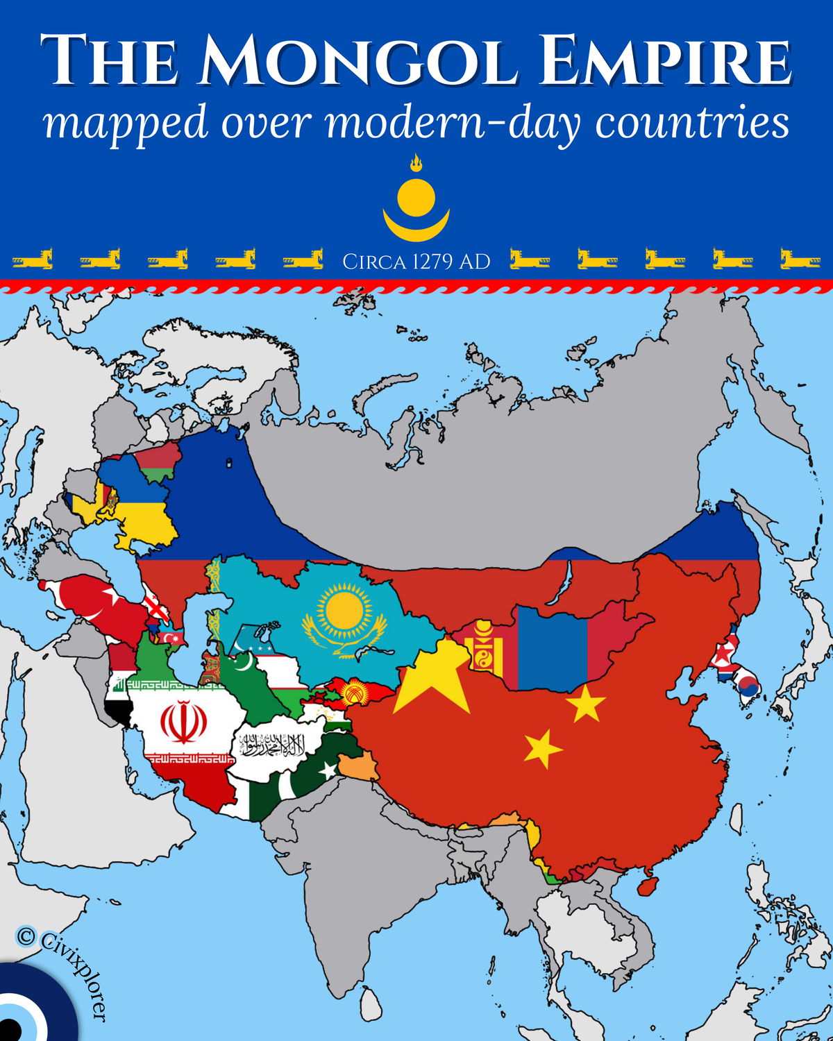 Mongol Reach: History's Largest Contiguous Land Empire