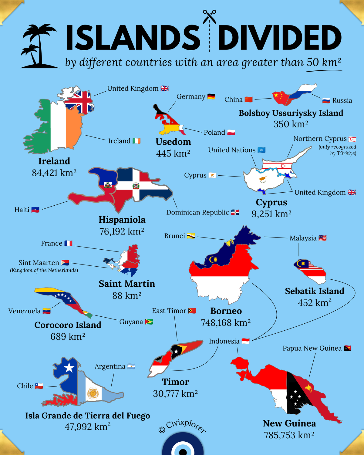 Broken Borders: The World’s Divided Islands