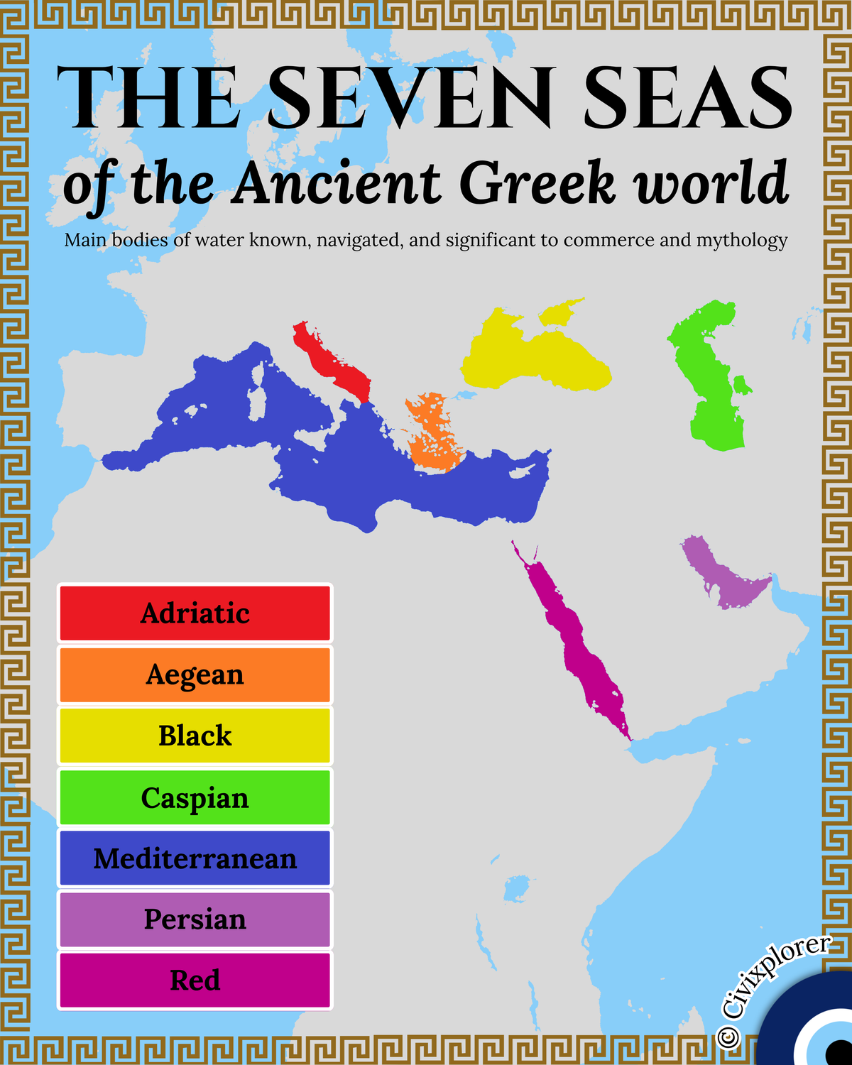 The Seven Seas of Ancient Greece
