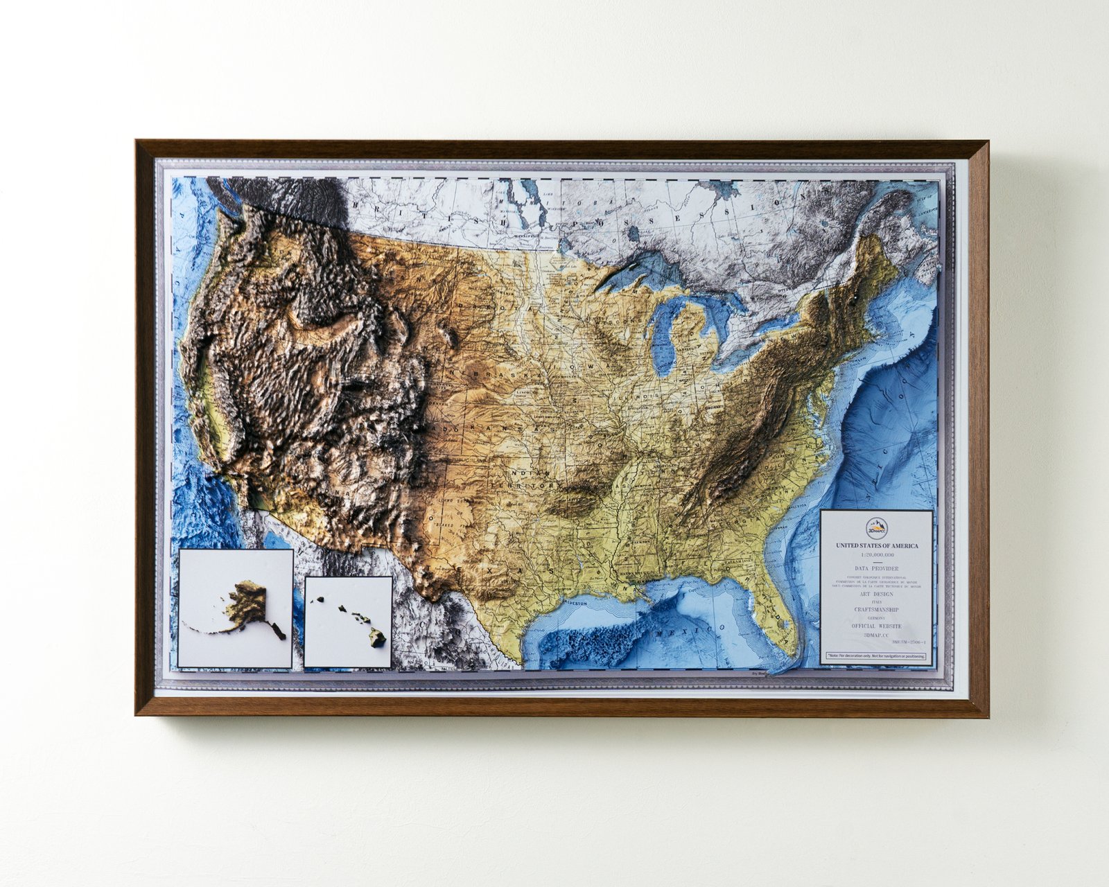 3D USA Map