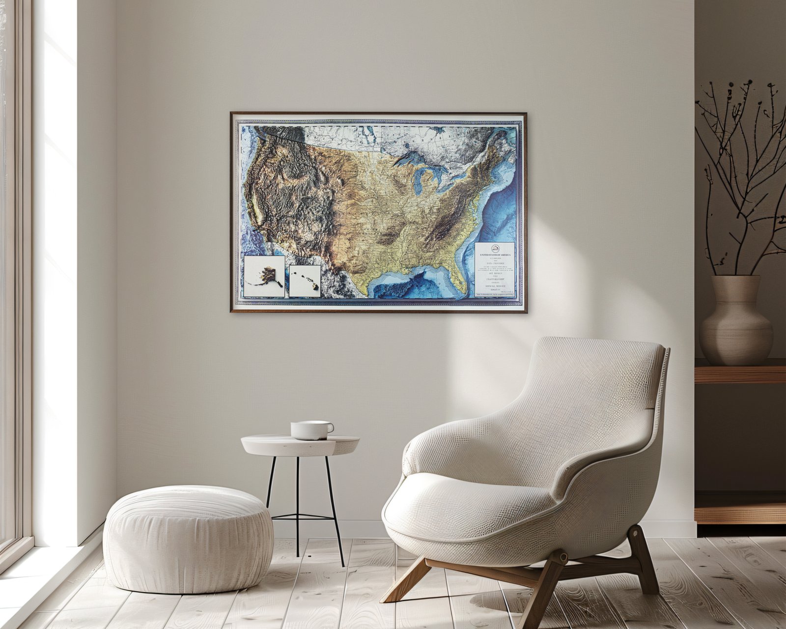 3D USA Map