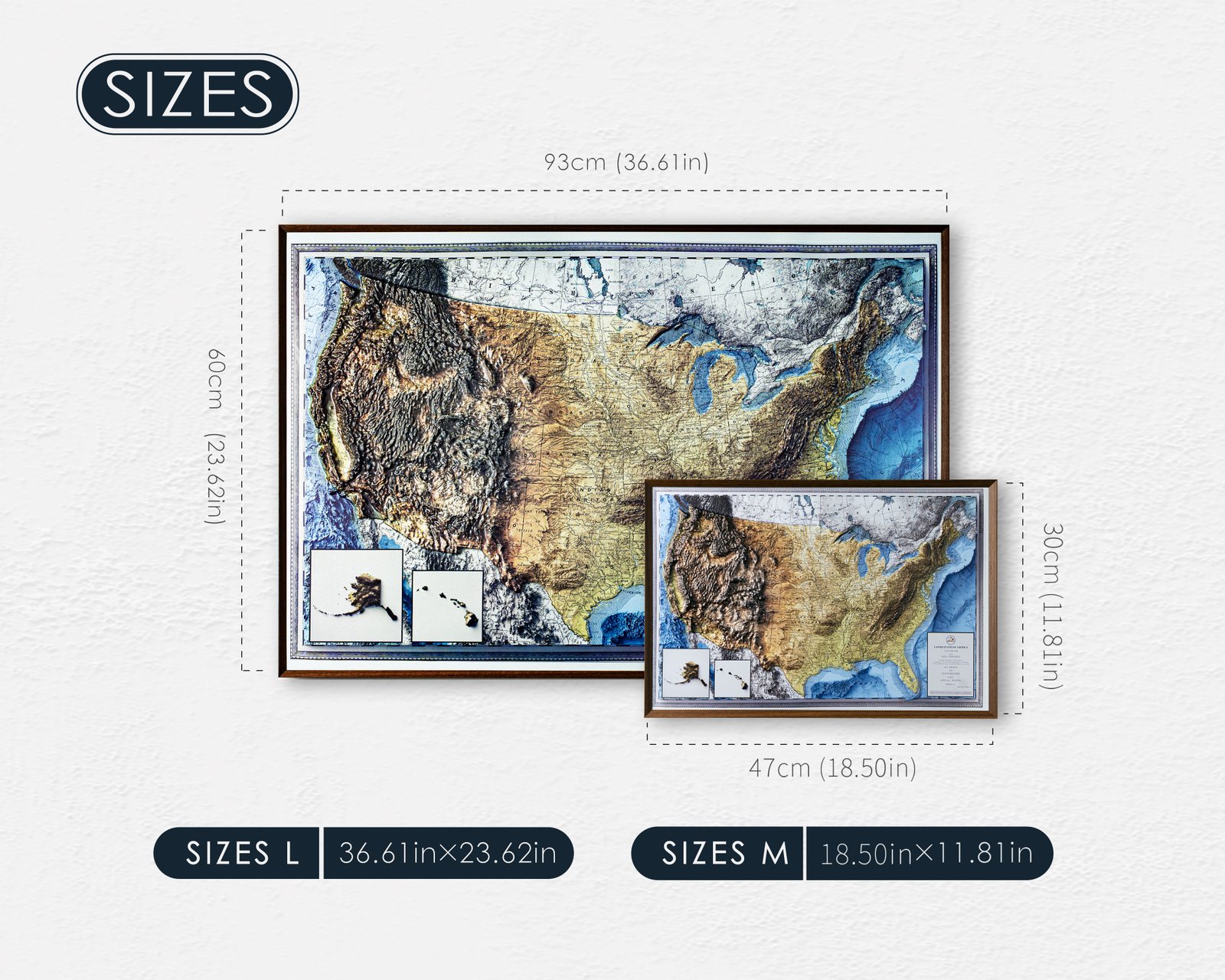 3D USA Map