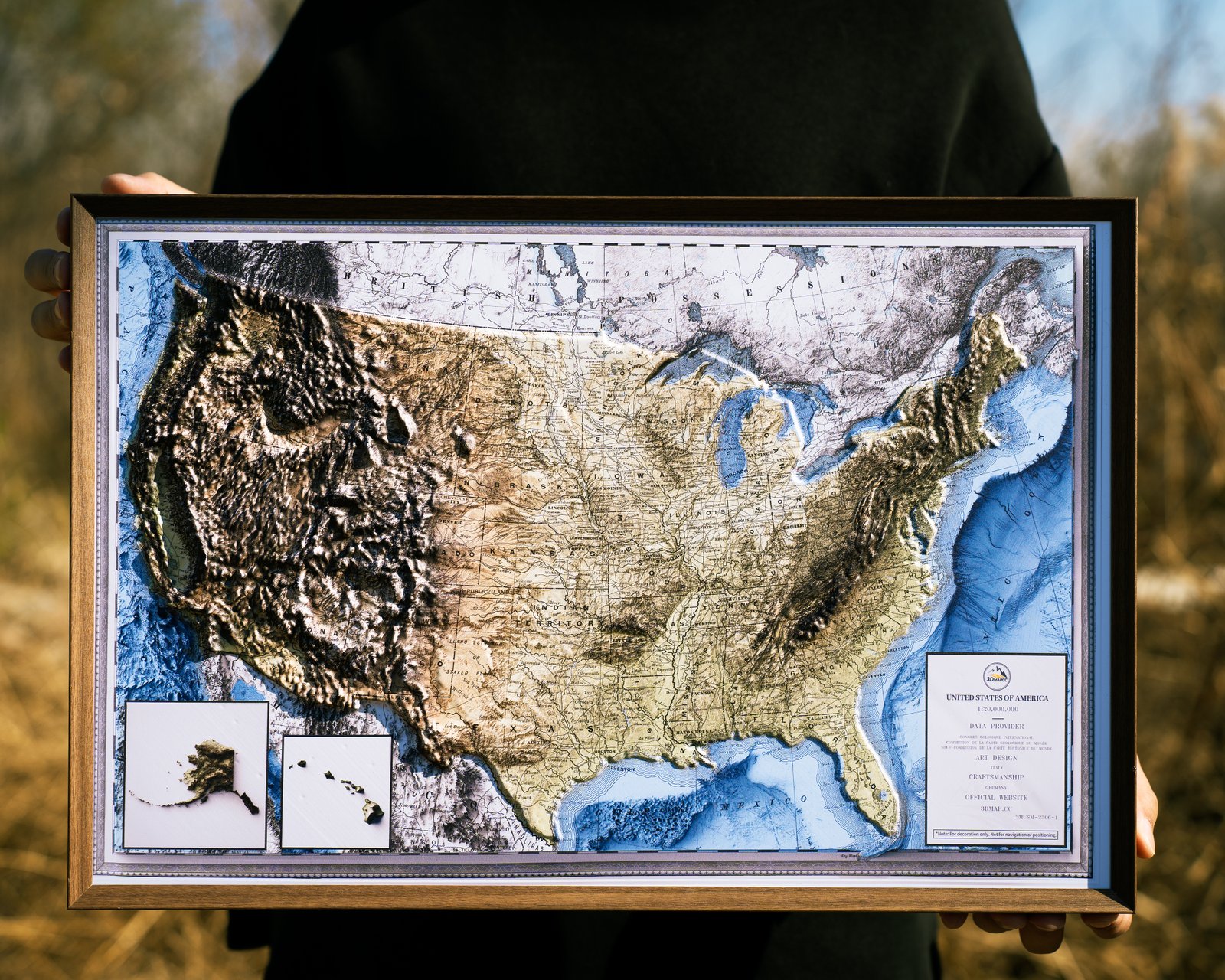 3D USA Map