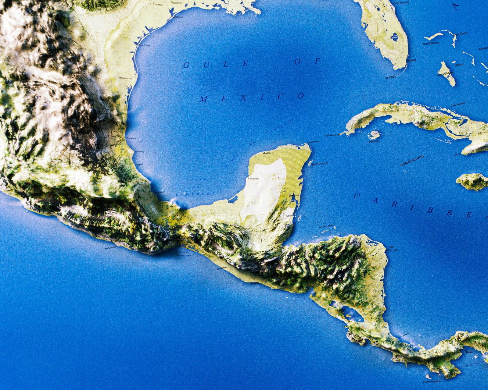 3D North America Map