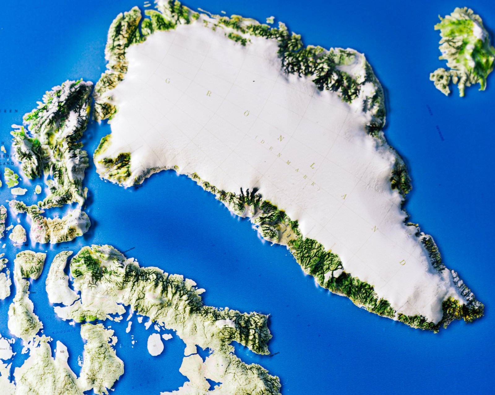 3D North America Map